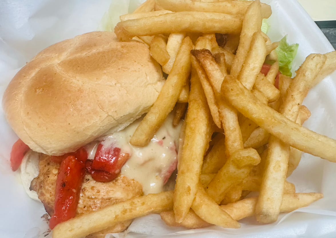 Chicken Montgomery's Sandwich.