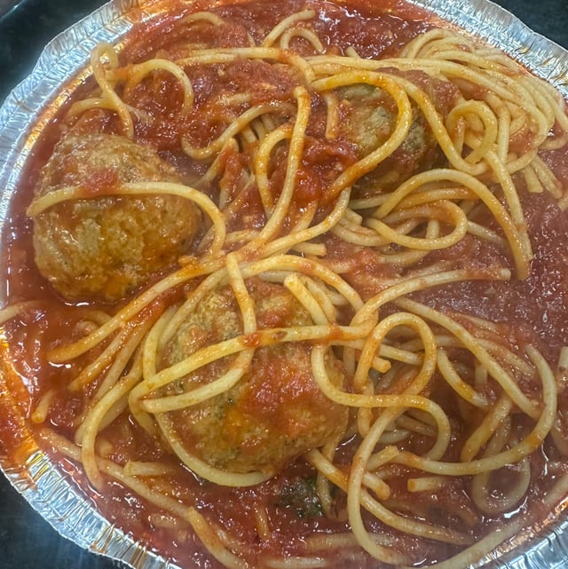 Pasta with Meatballs.