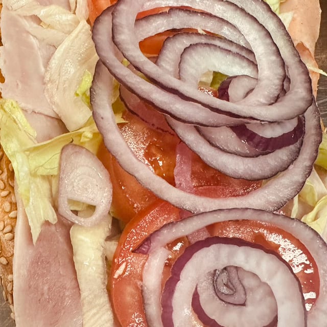 Ham & American Cheese Hoagie.