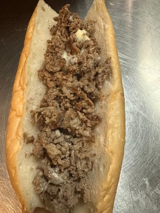 Portobello Cheesesteak Sandwich.